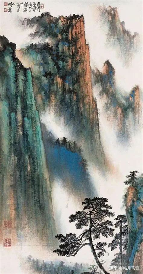 山水畫照片|这20幅国画山水，构图奇险，震撼心灵！（经典）